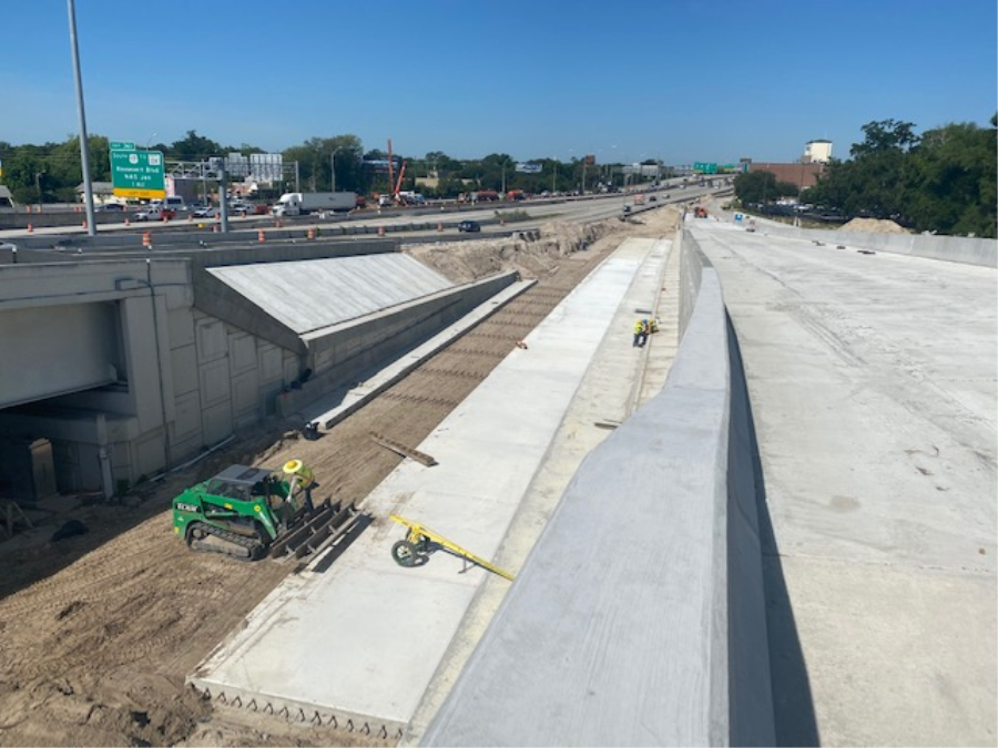 The new I-95 south to Stockton Street exit is underway (5/4/2020)